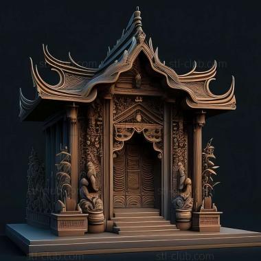 3D model temple (STL)